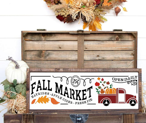 Fall Stencils Pumpkin Stencil Thanksgiving Stencil for Painting on Wood Autumn Thankful Stencils for Porch Wood Signs Door Canvas Fabric...