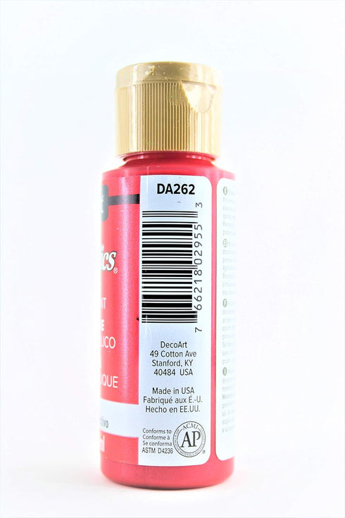 Dazzling Metallics Acrylic Paint 2oz-Festive Red...