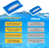 Canamax Ultra Durable Hand-Held Sponge Swimming Pool Scrub Brush - Pack of 2 Pool Scrubber - Ideal for Pool Tile & Grout, Walls, Vinyl Liners, Spa...