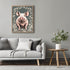 Posterizer 1 pcs- Cute pig with a gray background-Art for Animal Lovers-Abstract & Modern Art- Gift for Men Women Entrepreneur Teens-Living Room B...