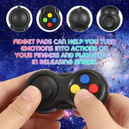 15 Pcs Pad Portable Controller Classic Retro Game Controller Toy Handheld Toy Controller with 8 Functions Controller Game Pad for Teens Relieve St...