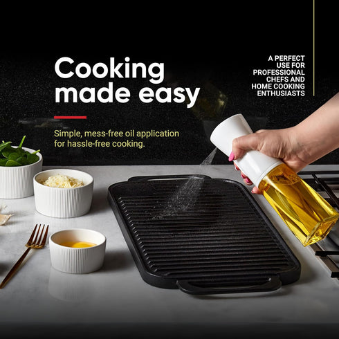 Olive Oil Sprayer For Cooking - Glass 200ml Olive Oil Spray Bottle For Oil Portion Control - Kitchen accessories Gadgets Oil Mister Spray Bottle F...