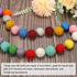 PATIKIL Wool Felt Balls Beads Wool Woolen Fabric 15mm White for Home Crafts Handcrafts Project DIY Pack of 200...