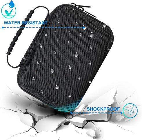 BOVKE Carrying Case for iHealth Track Smart Upper Arm Blood Pressure Monitor, iHealth Bluetooth Blood Pressure Machine Case, Black...