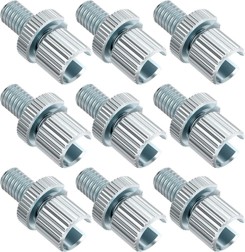 PAGOW 8PCS Screw Metric Clutch Brake Cable Adjuster for Honda Yamaha Kawasaki Suzuki ATV Motorcycle, 8MM Universal Nut Bolts, Silver...