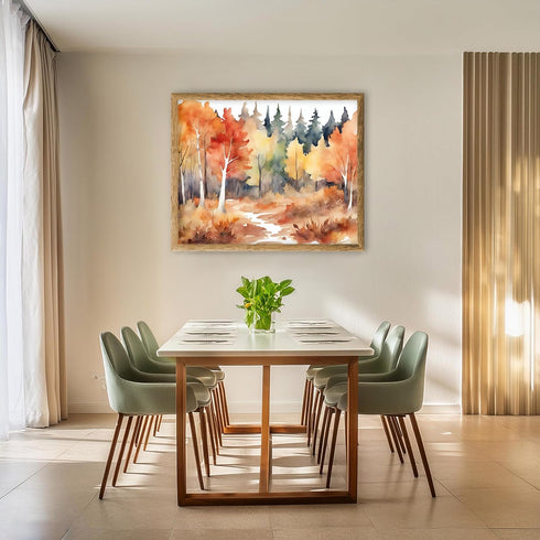 Posterizer 1 pcs- beautiful jungle trees scenary landscape 12-Landscape & Nature Art-Floral Botanical Art- Decor for Home & Office- unframed wall ...