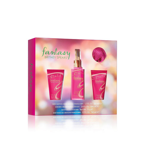 Britney Spears Fantasy Women's Fragrance 4 Piece Gift Set, Eau de Parfum, 3.4 fl. oz...
