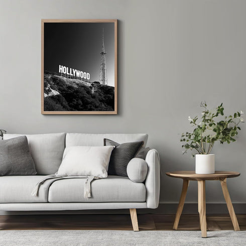 Posterizer 1 pcs-the iconic Hollywood sign-United States inspired photo-Adventure Wall Art-Photography Art- Gift for Men Women Entrepreneur Teens-...
