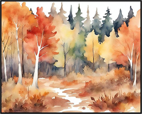 Posterizer 1 pcs- beautiful jungle trees scenary landscape 12-Landscape & Nature Art-Floral Botanical Art- Decor for Home & Office- unframed wall ...