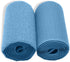 4 Inch Light Blue Sew on Hook and Loop Tape Non-Adhesive 1 Yd Length Light Blue Nylon Hook and Loop Sheets Soft Fabric Fastener Rolls for Bags Clo...