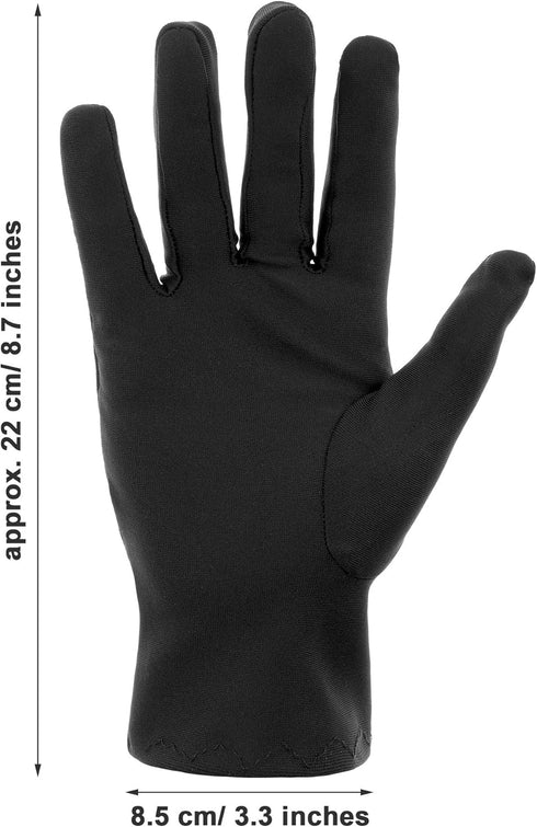 Sumind 3 Pairs Wrist Length Gloves Women Short Satin Gloves Opera Short Gloves for 1920s Wedding Party...