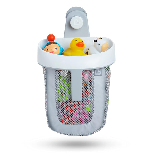 Munchkin® Super Scoop™ Hanging Bath Toy Storage with Quick Drying Mesh, Grey...
