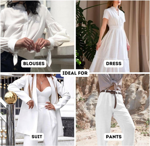 White Button 4 Hole Button 30L Imitation Pearl Buttons Plastic Button Sewing Buttons 0.75in Heavy Duty Buttons Pack of 12...