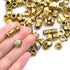 Tibetan Loose Spacer Beads, Mixed 92 Pieces Tibetan Antique Gold Spacer Loose Beads Fit European Charm Bracelet Necklet Jewelry Making...