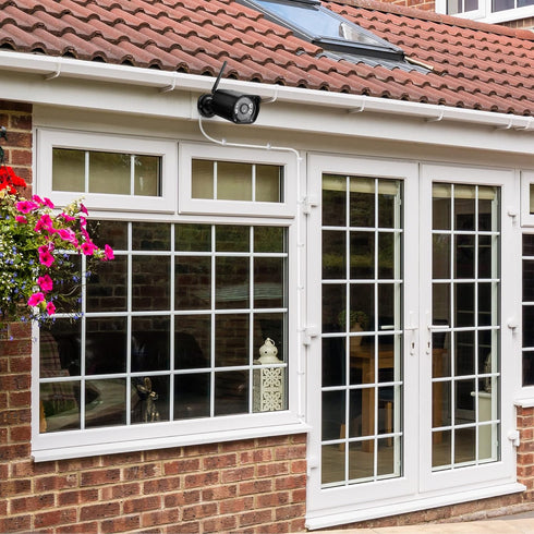 Sumind 4 Pcs Micro USB Extension Cable 10 ft/ 3 Meters, Micro USB Power Extension, Micro USB Female to USB Male Compatible with Wireless Security ...