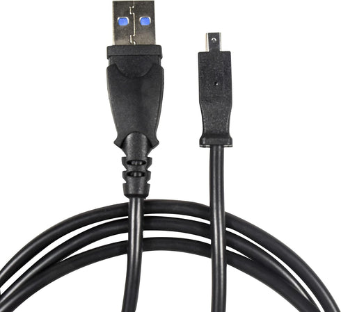 HQRP USB Cable/Cord Compatible with Kodak EASYSHARE C653, C663, C703, C713, C743, C763, C875, C913, CD33, CD40 Digital Camera...