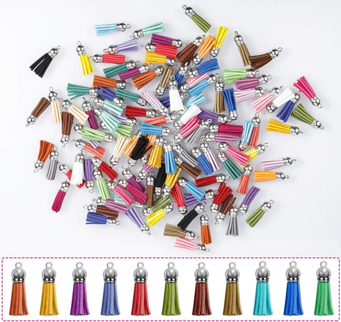 Paxcoo 120pcs Acrylic Keychain Blanks & Rings Bulk for DIY Craft Supplies...