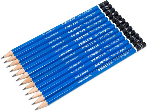 STAEDTLER Mars Lumograph Writing, Drawing, Sketching Pencil (Box of 12) (3H)...