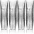 DecorRack 1 Oz Shot Glasses, 80 Hard Clear Plastic Shot Cup, Disposable Party Cups, Mini Cups Shot Glasses (80 Pack)...