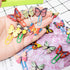 yueton 54 PCS Cute Butterfly Paper Clips Creative Cartoon Bookmarks Lovely Animal Binder Clips Wood File Document Clamps for Office Supplies Birth...