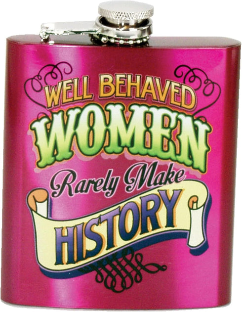 Spoontiques 15782 Well Behaved Women Flask, Fuchsia...