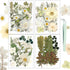 Resiners 100Pcs Dried Pressed Flowers for Resin Molds, White Real Natural Dried Flowers Dry Leaves kit for Wedding Scrapbook Supplies Card Making ...