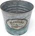 allgala Galvanized Planter Pot Indoor and Outdoor Decoration-6"-HD60074...