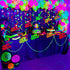 Sumind Neon Party Supplies Neon Balloons Black Light Balloons Decorations Glow in the Dark Party Supplies Streamers Hanging Swirls for Adults...
