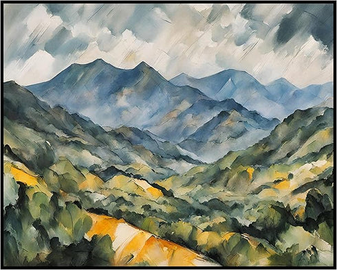 Posterizer 1 pcs- beautiful landscape-oil painting style-nature 3-Landscape & Nature Art-Floral Botanical Art- Decor for Home & Office- unframed w...