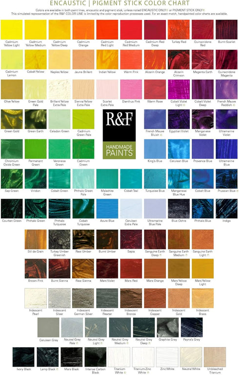 R&F Encaustic Paint, 40ml, Cadmium Yellow Medium...