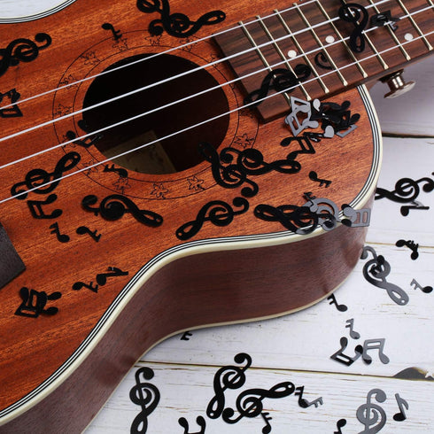 Gejoy 3000 Pcs Music Notes Confetti Mini Music Party Decorations Musical Table Centerpiece Confetti Graduation Black Clef Cutouts for Disco Party ...