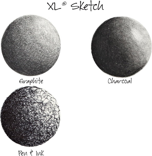 Canson XL Series Sketch Pad, 5.5” x 8.5”, Fold-over Cover, 100 Sheets (100510938)...