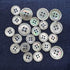 11 Pieces Natural Smoke Mother of Pearl Buttons Set 20mm 15mm Genuine Grey MOP Buttons for Men Blazer and Suit DIY Sewing Craft (Grey)...