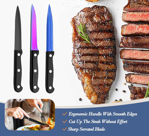 Portable Reusable Travel Utensils Silverware with Case,Travel Camping Cutlery set,Chopsticks and Straw, Flatware Cutlery Set with Case, Stainless ...