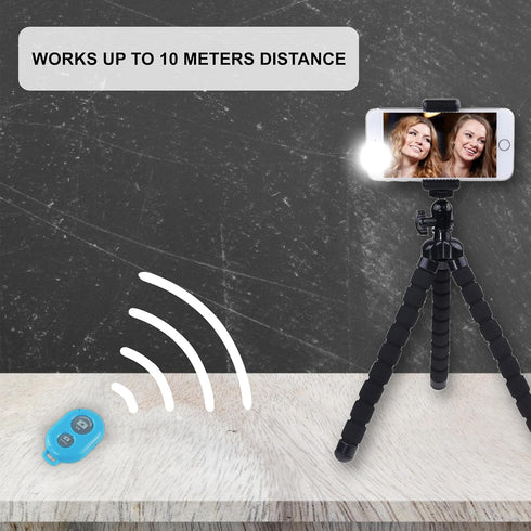 CamKix Wireless Camera Shutter Remote Control for Smartphones – Create Amazing Photos and Selfies (Blue)...