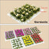 Woohome Flower Cluster Flower Vegetation Groups Grass Tufts Miniature Static Scenery for DIY Architecture Building Model Railway Train Diorama Gar...