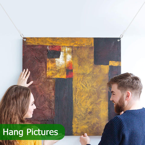 Strong Clear Nylon Wire Invisible Hanging Wire for Hanging Craft Christmas Decor and 50 Loop Sleeve (109 Yd.)...