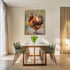 Posterizer 1 pcs- Beautiful hen oil painting style-Art for Animal Lovers- Gift for Men Women Entrepreneur Teens-Living Room Bedroom Decor- unframe...