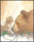 Posterizer 1 pcs-enchanting whimsical fairy and a bear poster 3-Art for Animal Lovers-Kids Room Art-Gift for Daughter, Son, Kids Decor for nursery...