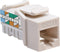Leviton 61HOM-RT6 Home 6 Snap-In Connector, T568A/B Wiring, Light Almond...