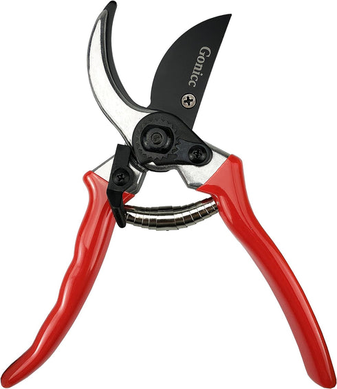 gonicc 8" Professional Sharp Bypass Pruning Shears (GPPS-1002), Tree Trimmers Secateurs,Hand Pruner, Garden Shears,Clippers For The Garden, Bonsai...