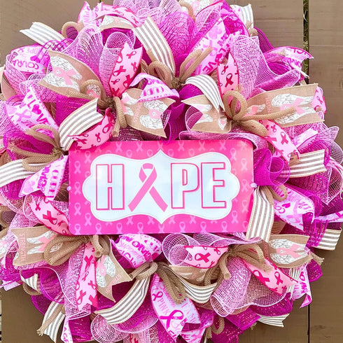 2 Pcs Breast Cancer Raise Awareness Ribbon Stencils A4 Size, Reusable Stencils for Painting on Wood Cloth for Breast Cancer Event 8.3"x11.7"...