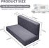 RV Dinette Cushions Covers,RV Elastic 2-Seater Sofa Chair Cover,Washable Replaceable Camping Cushion Sofa Home Protective Cover Suitable for RV Cu...
