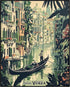 Posterizer 1 pcs-travel poster-Venice (Venezia) iconic canals 3-Adventure Wall Art Gift for Men Women Entrepreneur Teens Decor for Beach House- u...