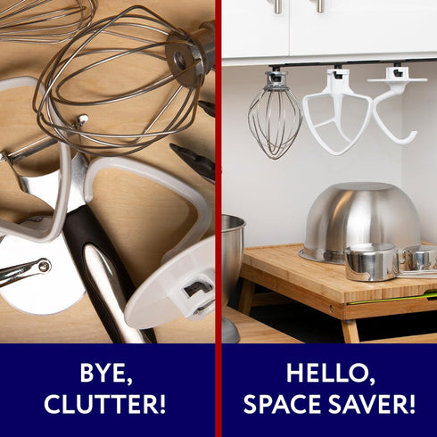 Impresa Stand Mixer Attachment Storage Organizer for KitchenAid Mixer Attachments - Organize Your Kitchen Appliances with the Impresa Stand Mixer ...