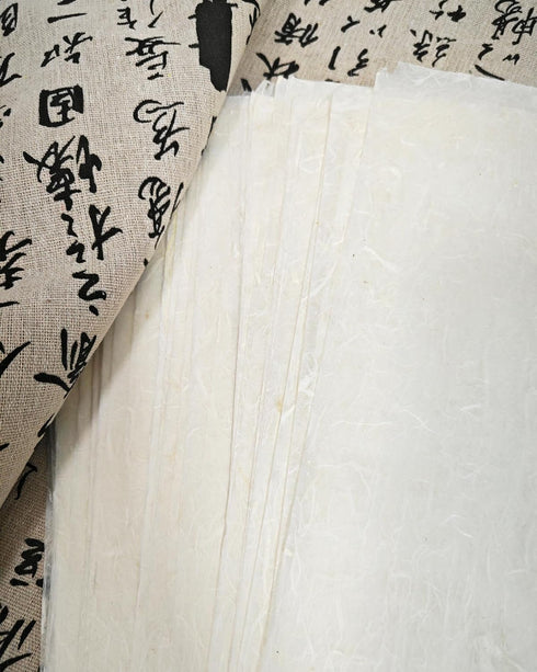 50 Sheets A4 Mulberry Paper Natural Fiber Rice Paper Art Decorative Paper Design Arts Origami Supplier Handmade Paper DIY Crafts....