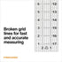 Fiskars Sewing Ruler - 3" x 18" Acrylic Ruler - Sewing and Quilting Ruler with Gridlines - Arts and Craft Supplies - Clear...