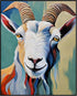 Posterizer 1 pcs- pretty majestic goat close up art-Art for Animal Lovers-Abstract & Modern Art- Decor for Home & Office- unframed wall art...