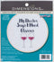Dimensions 72-76190 Need Glasses Counted Cross Stich Kit, 14 White Aida, 6" Diameter...