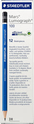 STAEDTLER Mars Lumograph Writing, Drawing, Sketching Pencil (Box of 12) (3H)...